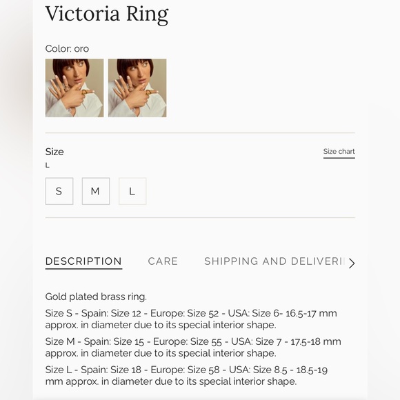 CXC NWT 8 9 Victoria Ring in Gold • Chunky Rounded Statement Piece • Boutique - Picture 12 of 16